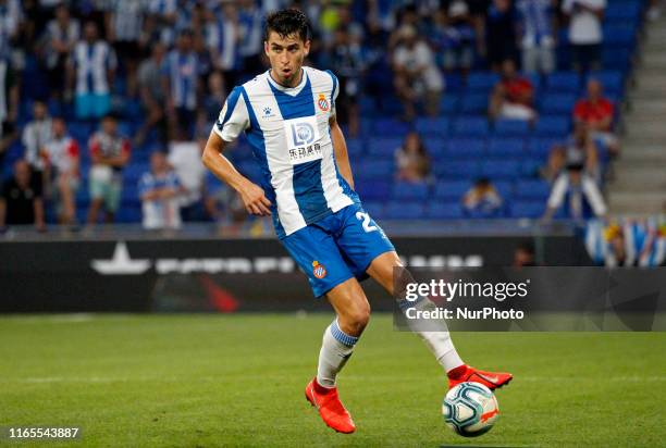 Marc Roca during the match between RCD Espanyol and Granada CF, corresponding to the week 3 of the Liga Santander, played at the RCDE Stadium, on...