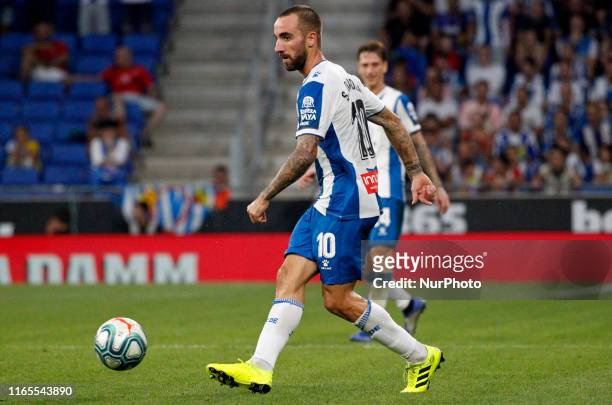 Sergi Darder during the match between RCD Espanyol and Granada CF, corresponding to the week 3 of the Liga Santander, played at the RCDE Stadium, on...