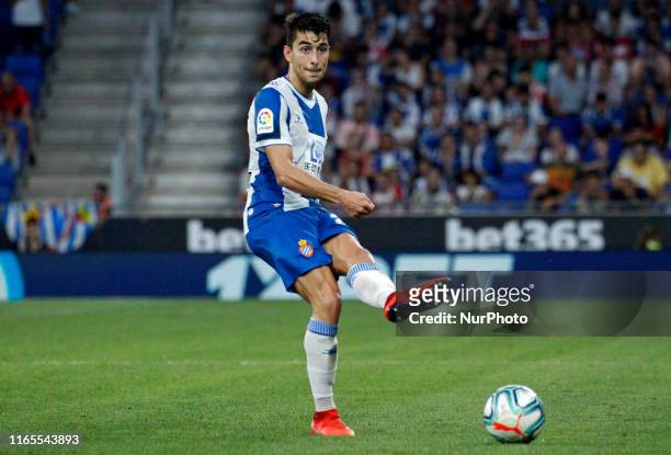 Marc Roca during the match between RCD Espanyol and Granada CF, corresponding to the week 3 of the Liga Santander, played at the RCDE Stadium, on...