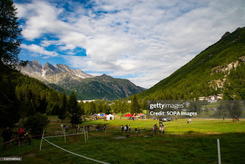 A general view of The Gran Paradiso National Park, the...