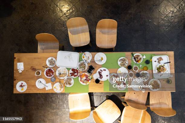 Buffet Mess Messy Restaurant Table Photos and Premium High Res Pictures - Getty Images