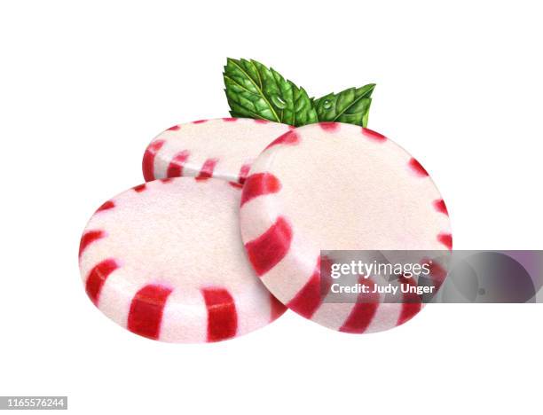 mint candy 2 - peppermint stock illustrations