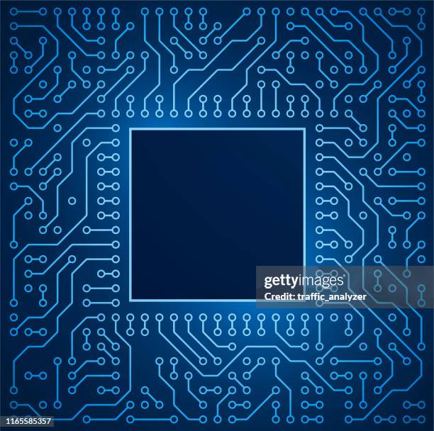 circuit board background - programming code abstract technology background stock illustrations