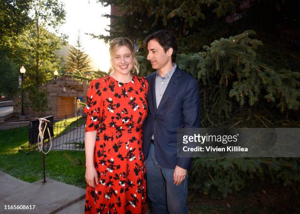 Greta Gerwig and Noah Baumbach attend the Telluride Film Festival 2019 on September 1st, 2019 in Telluride, Colorado.
