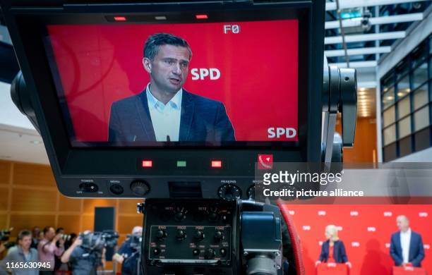 September 2019, Berlin: Martin Tobias Dulig , Chairman of the SPD Saxony and Saxon Minister for Economics, Labour and Transport, can be seen on a...