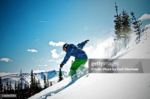 snowboarding boy - snowboardfahren stock-fotos und bilder