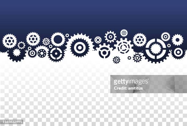 gears frame - manufacturing equipment stock illustrations