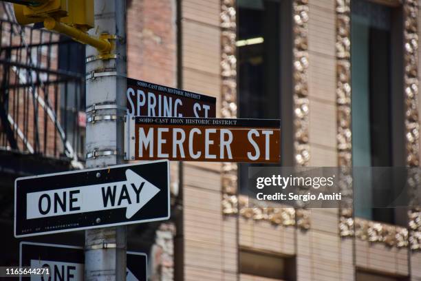 Mercer Sign Cast Iron Signs Photos and Premium High Res Pictures - Getty Images
