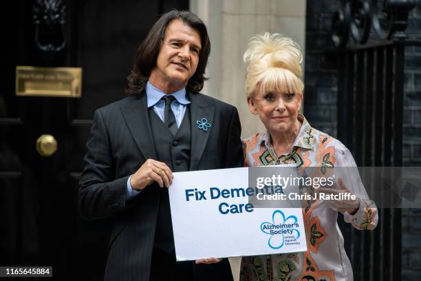 Dame Barbara Windsor arrives at 10 Downing Street with her husband Scott Mitchell on September 2, 2019 in London, England. Barbara Windsor, who...