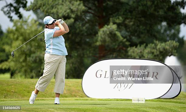 Katie Tebbet of Rothley Park GC in action during the first round of the Glenmuir Women's PGA Professional Championship on the PGA National course at...