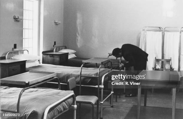 The hospital at the Swinfen Hall borstal near Lichfield, Staffordshire, 17th January 1963. Swinfen Hall opened a month later in February 1963 and...