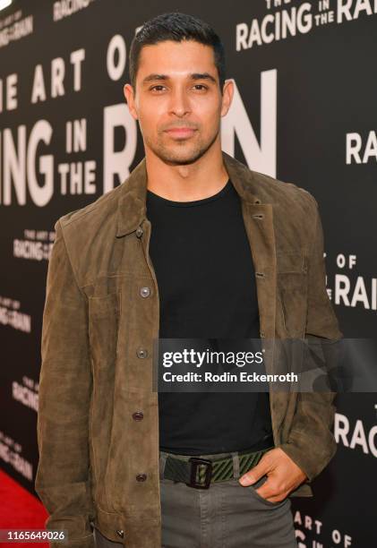 Wilmer Valderrama attends the premiere of 20th Century Fox's "The Art of Racing in the Rain" at El Capitan Theatre on August 01, 2019 in Los Angeles,...