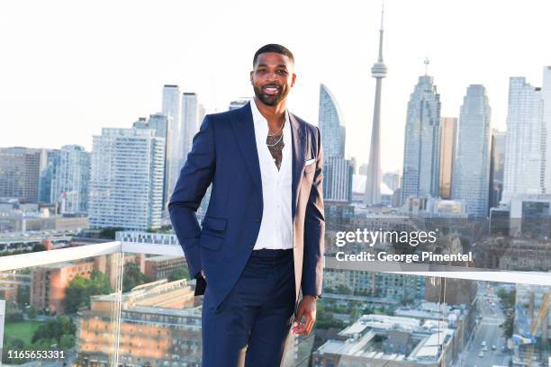 Champion Tristan Thompson attends The Amari Thompson Soiree 2019 in support of Epilepsy Toronto held at The Globe and Mail Centre on August 01, 2019...