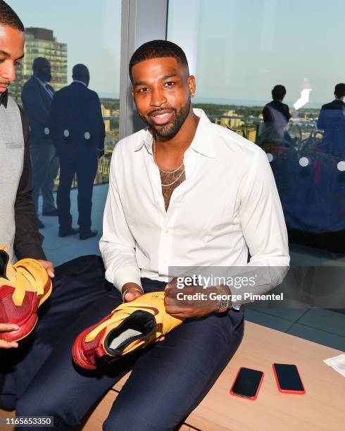 Champion Tristan Thompson attends The Amari Thompson Soiree 2019 in support of Epilepsy Toronto held at The Globe and Mail Centre on August 01, 2019...