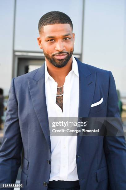 Champion Tristan Thompson attends The Amari Thompson Soiree 2019 in support of Epilepsy Toronto held at The Globe and Mail Centre on August 01, 2019...