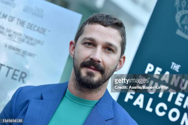 Shia LaBeouf attends the LA Special Screening of Roadside Attractions' "The Peanut Butter Falcon" at ArcLight Hollywood on August 01, 2019 in...