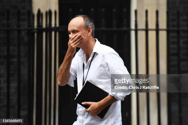 Dominic Cummings, special advisor to Prime Minister Boris Johnson arrives at 10 Downing Street on September 2, 2019 in London, England. Boris Johnson...