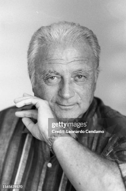 Franco Interlenghi , Italian actor, Vieste 28th July 1999.