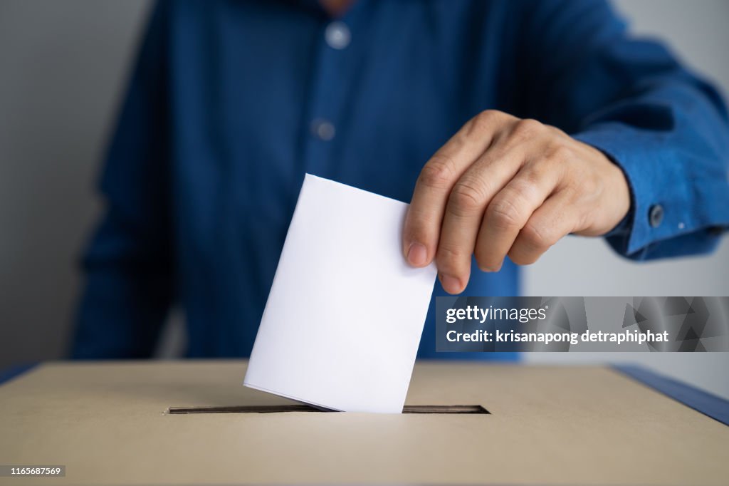 Voting box and election image,election