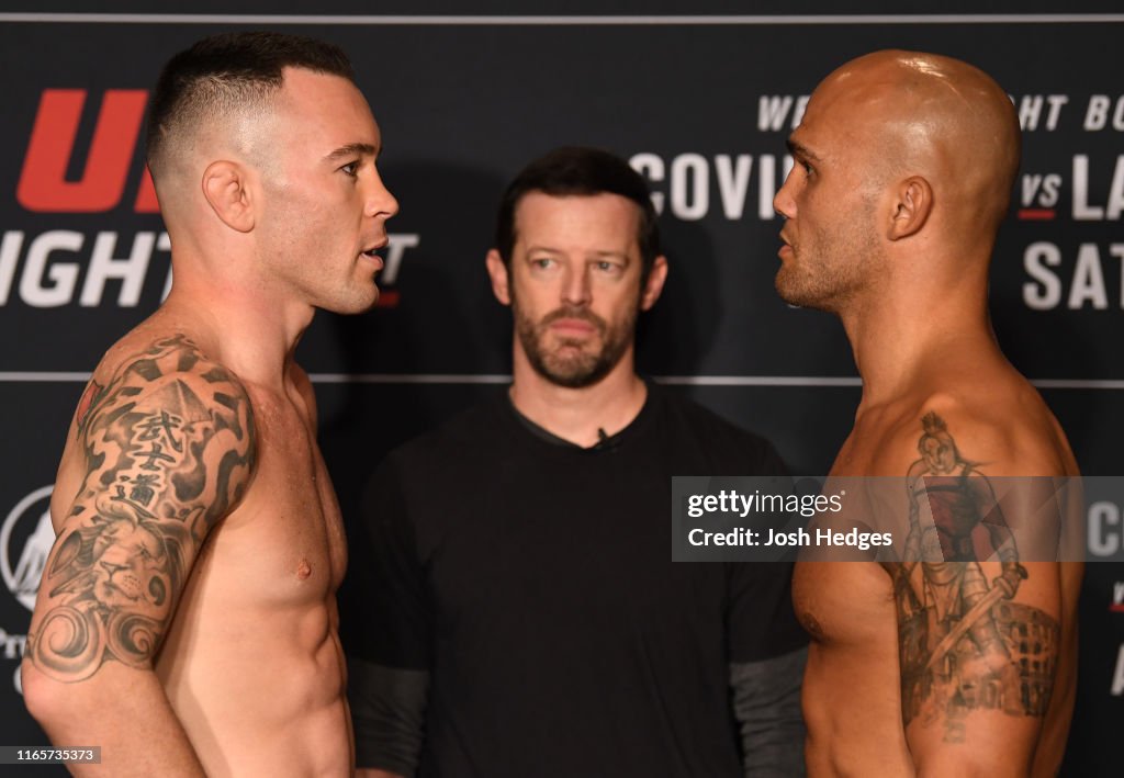 UFC Fight Night Covington v Lawler: Weigh-Ins