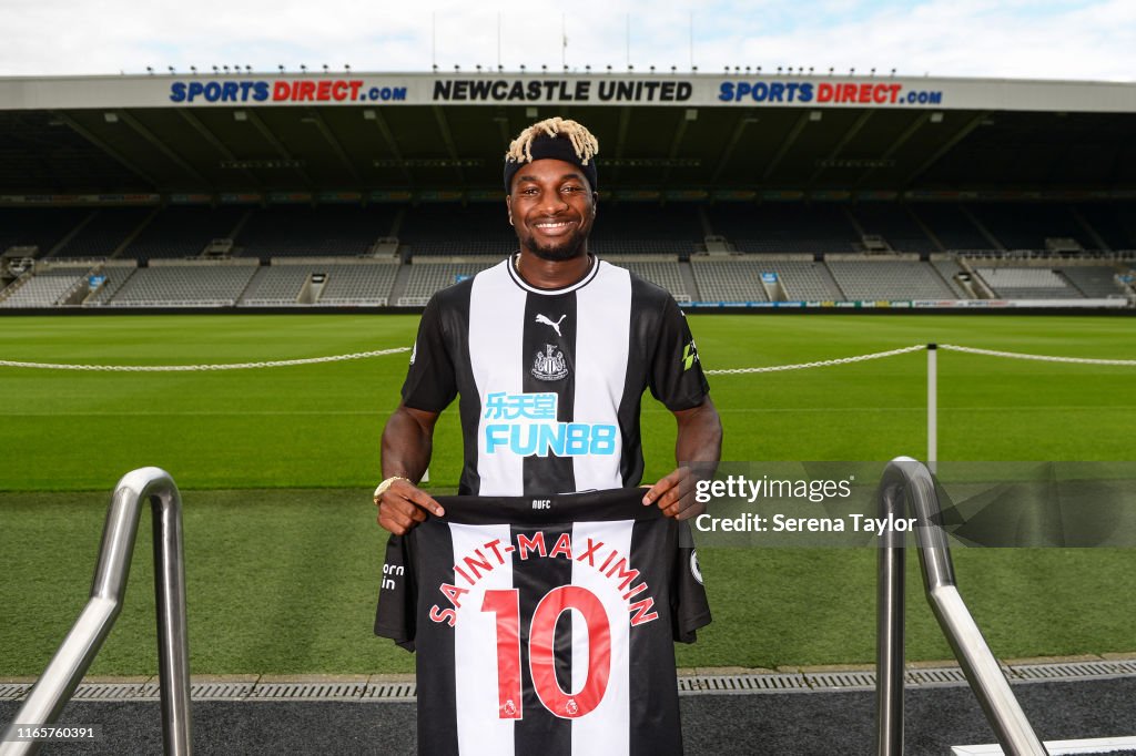Newcastle United Unveil New Signing Allan Saint-Maximin