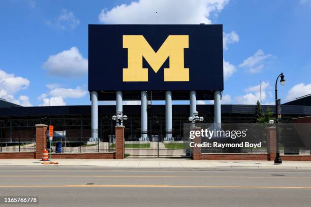 Michigan Stadium, the largest stadium in the United States, and second largest stadium in the world, home of the Michigan Wolverines football team...