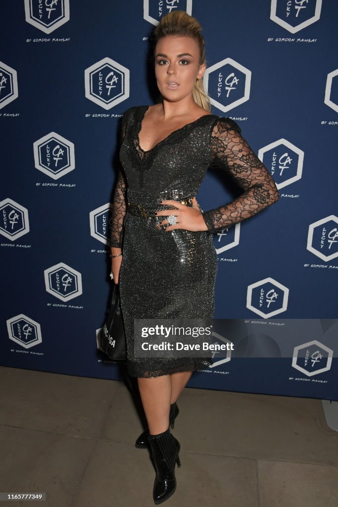 Tallia Storm attends the official launch party of Lucky Cat by Gordon