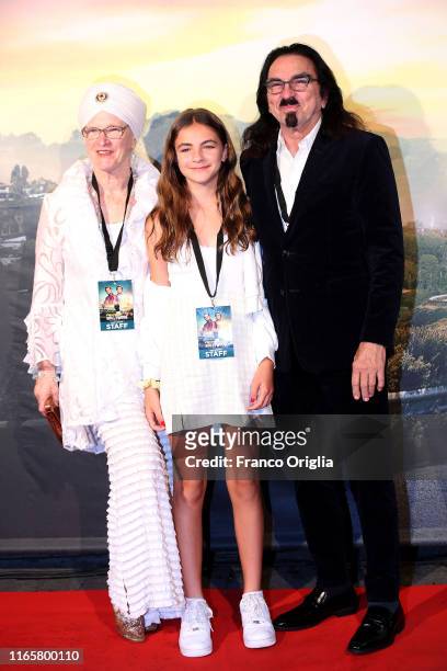 Producer George DiCaprio , father of actor Leonardo DiCaprio, Normandy DiCaprio and his wife Peggy Ann DiCaprio attend the premiere of the movie...