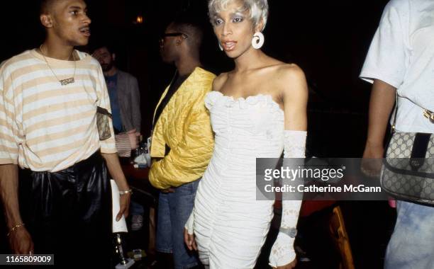 Octavia St. Laurent at a drag ball in 1988 in Harlem, New York City, New York.