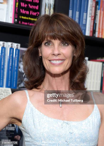 Actress Alexandra Paul attends a signing event for actor Jason Stuart's new book "Shut Up, I'm Talking!: Coming Out in Hollywood and Making It to the...