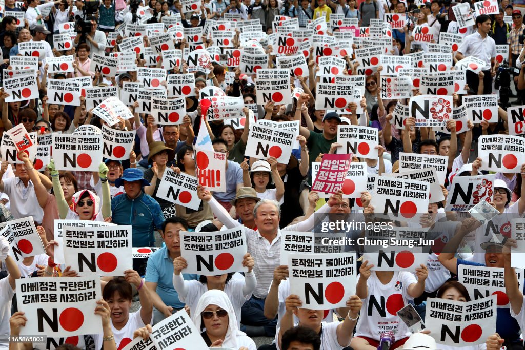 South Koreans Hold Anti-Japanese Rally In Seoul
