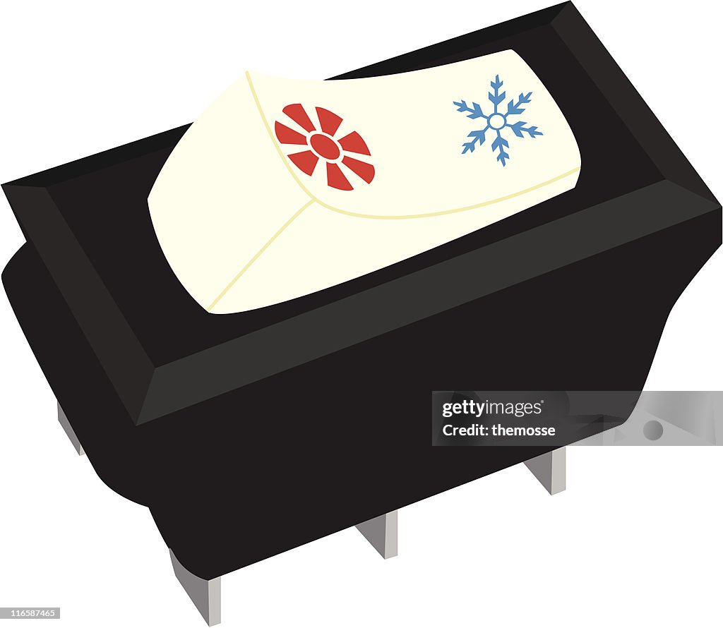 3D Vector Switch for the Weather. Simple and clean.