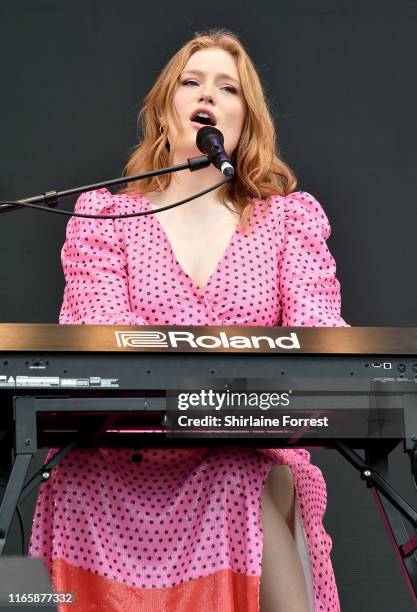 Freya Ridings performs during BBC Summer Social Festival 2019 at Croxteth Hall & Country Park on August 03, 2019 in Liverpool, England.