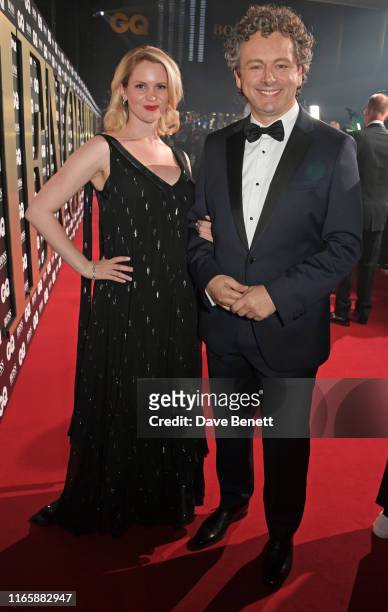 Anna Lundberg and Michael Sheen attend the the GQ Men Of The Year Awards 2019 in association with HUGO BOSS at the Tate Modern on September 3, 2019...