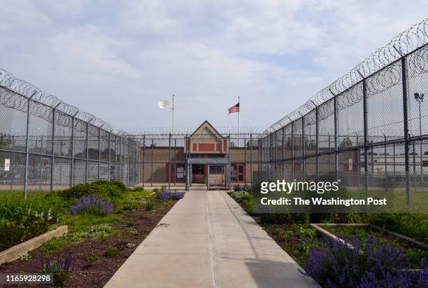 The John J. Moran Medium Security Facility in Cranston, Rhode Island on June 5, 2019. Inmates at the prison can take classes in several occupations...