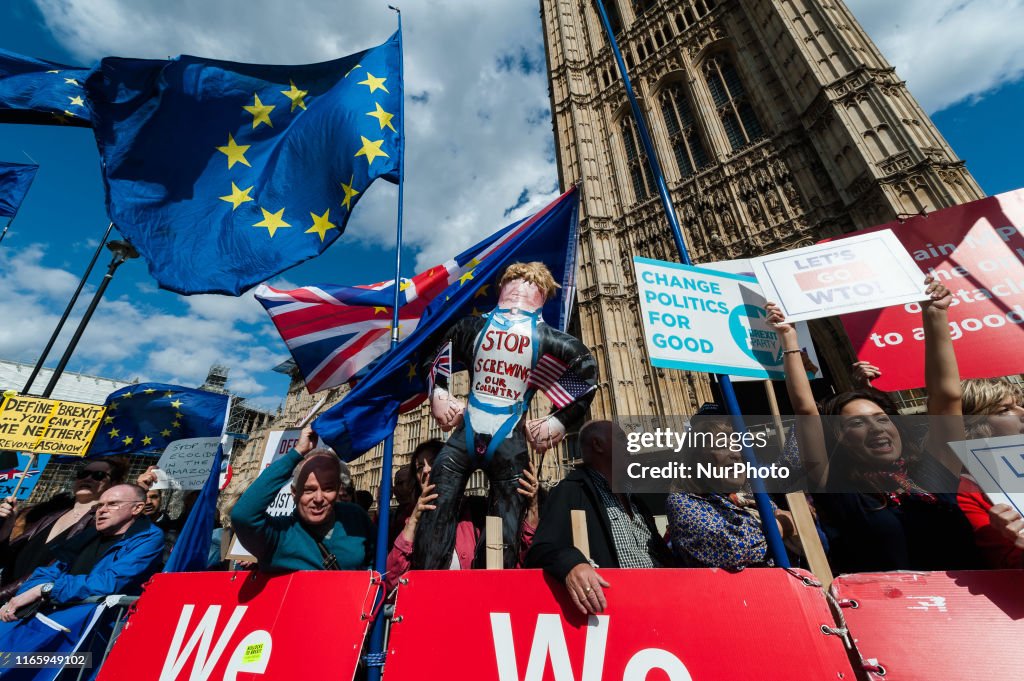 Pro And Anti-Brexit Protest In London