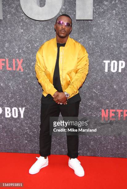 Ashley Walters attends the "Top Boy" UK Premiere at Hackney Picturehouse on September 4, 2019 in London, England.