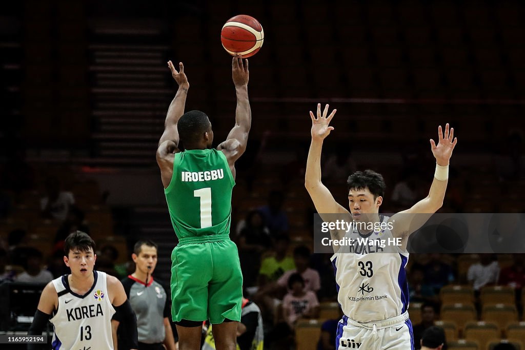 Korea v Nigeria: Group B - FIBA World Cup 2019