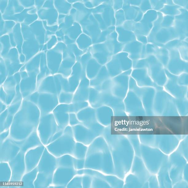 water surface background with sun reflections and seamless ripples - swimming pool texture stock illustrations