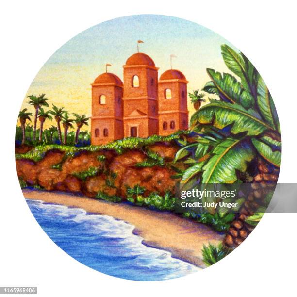 ilustraciones, imágenes clip art, dibujos animados e iconos de stock de mexican scene yellow - mexico colonial