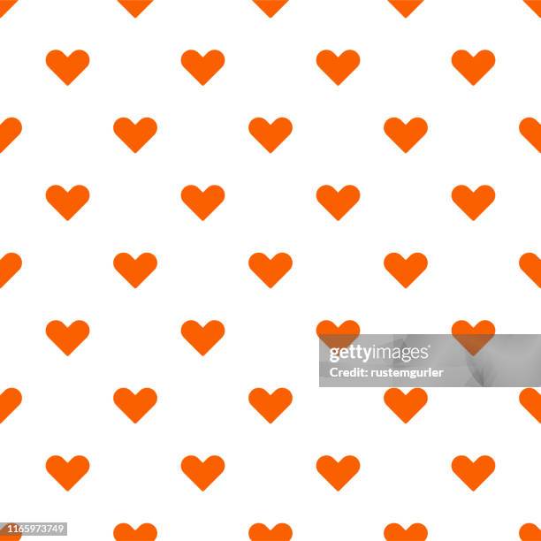 heart shape seamless pattern - tea towel stock illustrations