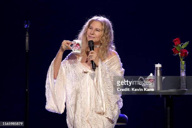 Barbra Streisand performs onstage at Madison Square Garden on August 03, 2019 in New York City.