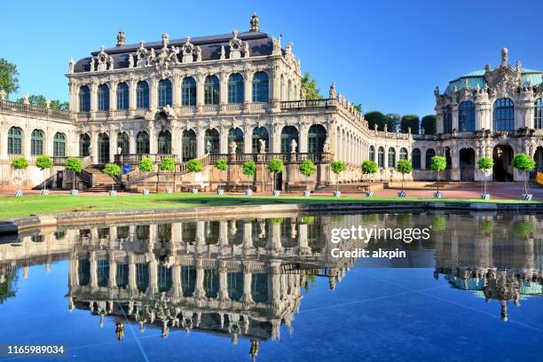 zwinger in dresden, germany - zwanger stock-fotos und bilder