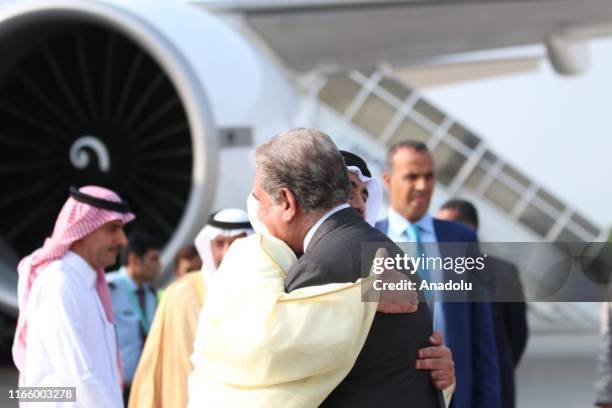 Pakistan's Foreign Minister, Shah Mehmood Qureshi welcomes UAE Minister of Foreign Affairs and International Cooperation Sheikh Abdullah bin Zayed Al...