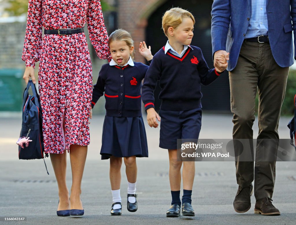 Princess Charlotte's First Day Of School