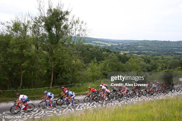 Gabriel Cullaigh of United Kingdom and Team Great Britain / Romain Cardis of France and Team Total Direct Energie / Heinrich Haussler of Australia...