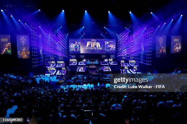 General view inside the arena during the semi-final match between Nico Villalba of Argentina and Mo Harkous of Germany during Finals day of the FIFA...