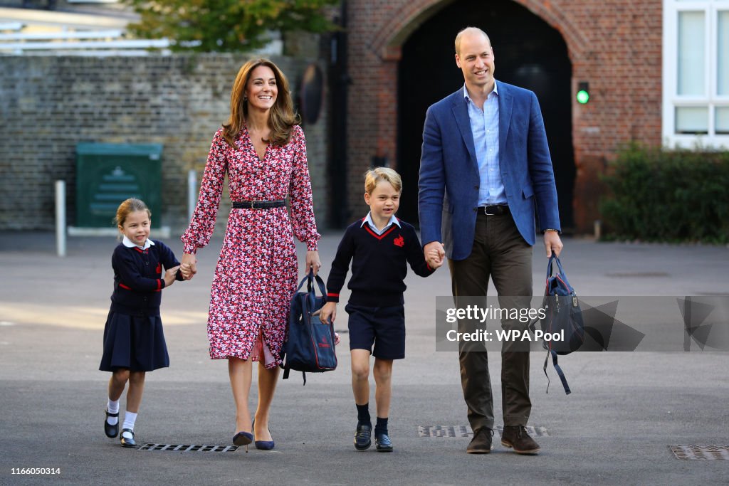 Princess Charlotte's First Day Of School