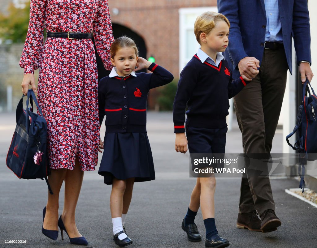 Princess Charlotte's First Day Of School