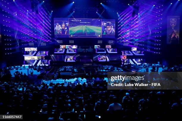 General view inside the arena during the semi-final match between Nico Villalba of Argentina and Mo Harkous of Germany during Finals day of the FIFA...